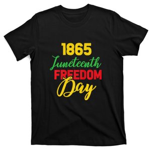 1865 Juneteenth Freedom Day Pride Gift African Pride T-Shirt