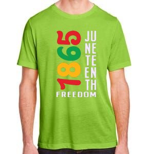 1865 Juneteenth Freedom Celebration Print Adult ChromaSoft Performance T-Shirt