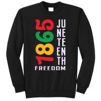 1865 Juneteenth Freedom Celebration Print Sweatshirt