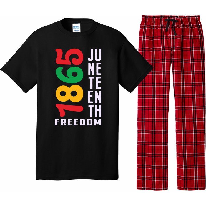 1865 Juneteenth Freedom Celebration Print Pajama Set