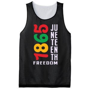 1865 Juneteenth Freedom Celebration Print Mesh Reversible Basketball Jersey Tank