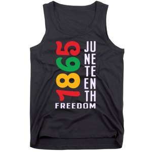 1865 Juneteenth Freedom Celebration Print Tank Top