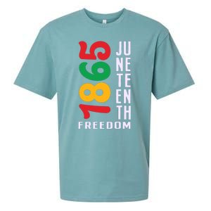 1865 Juneteenth Freedom Celebration Print Sueded Cloud Jersey T-Shirt