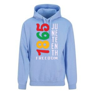 1865 Juneteenth Freedom Celebration Print Unisex Surf Hoodie