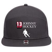 13 Johnny Hockey Cbj Artillery 7 Panel Mesh Trucker Snapback Hat