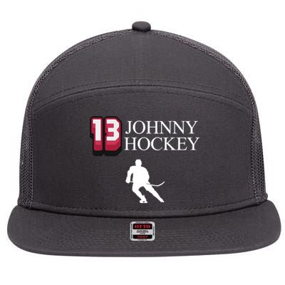 13 Johnny Hockey Cbj Artillery 7 Panel Mesh Trucker Snapback Hat