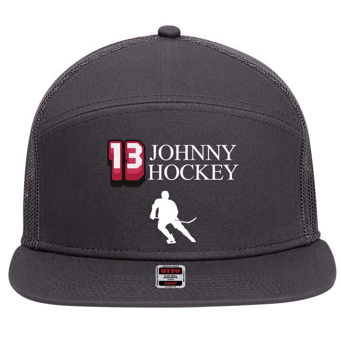 13 Johnny Hockey Cbj Artillery 7 Panel Mesh Trucker Snapback Hat