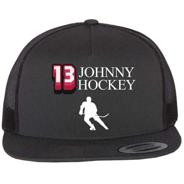 13 Johnny Hockey Cbj Artillery Flat Bill Trucker Hat