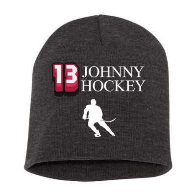 13 Johnny Hockey Cbj Artillery Short Acrylic Beanie