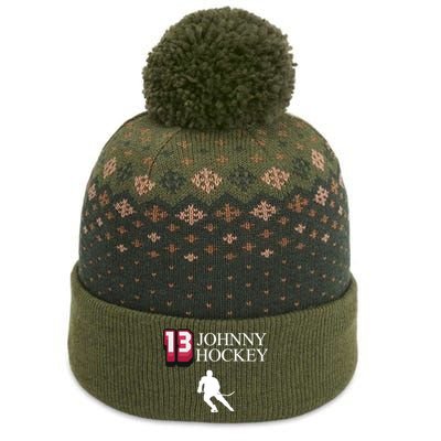 13 Johnny Hockey Cbj Artillery The Baniff Cuffed Pom Beanie