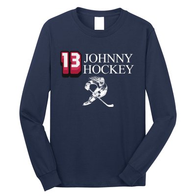 13 Johnny Hockey Cbj Artillery Long Sleeve Shirt