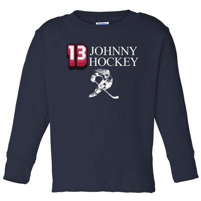 13 Johnny Hockey Cbj Artillery Toddler Long Sleeve Shirt