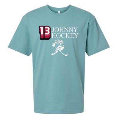 13 Johnny Hockey Cbj Artillery Sueded Cloud Jersey T-Shirt