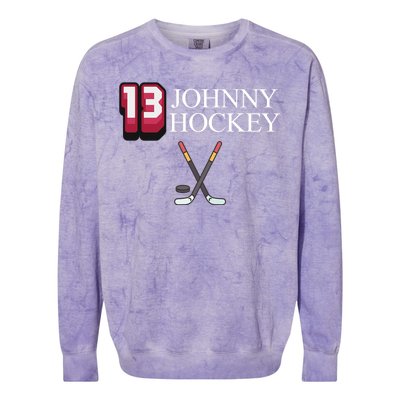 13 Johnny Hockey Cbj Artillery Colorblast Crewneck Sweatshirt