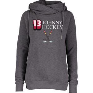 13 Johnny Hockey Cbj Artillery Womens Funnel Neck Pullover Hood