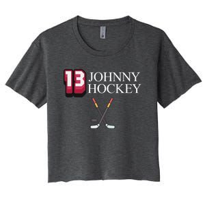 13 Johnny Hockey Cbj Artillery Women's Crop Top Tee