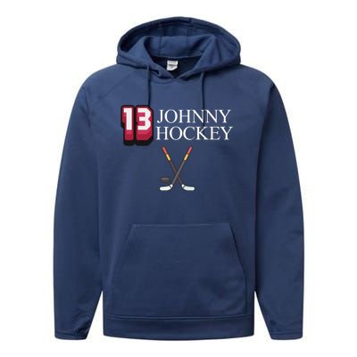 13 Johnny Hockey Cbj Artillery Performance Fleece Hoodie