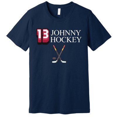 13 Johnny Hockey Cbj Artillery Premium T-Shirt