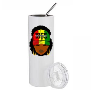 1865 Juneteenth Hat Women Independence Day Freedom Day Stainless Steel Tumbler