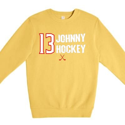 13 Johnny Hockey Cbj Artillery Premium Crewneck Sweatshirt