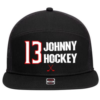 13 Johnny Hockey Cbj Artillery 7 Panel Mesh Trucker Snapback Hat