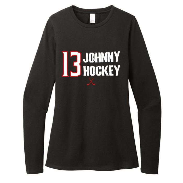 13 Johnny Hockey Cbj Artillery Womens CVC Long Sleeve Shirt