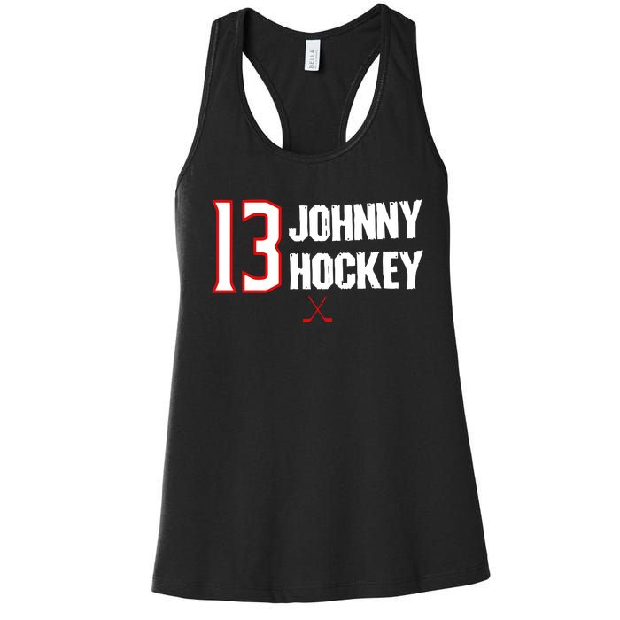 13 Johnny Hockey Cbj Artillery Women's Racerback Tank