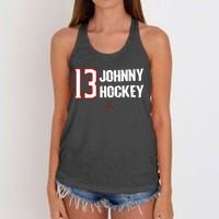 13 Johnny Hockey Cbj Artillery Women's Knotted Racerback Tank