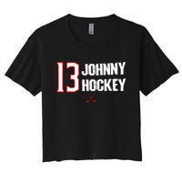 13 Johnny Hockey Cbj Artillery Women's Crop Top Tee