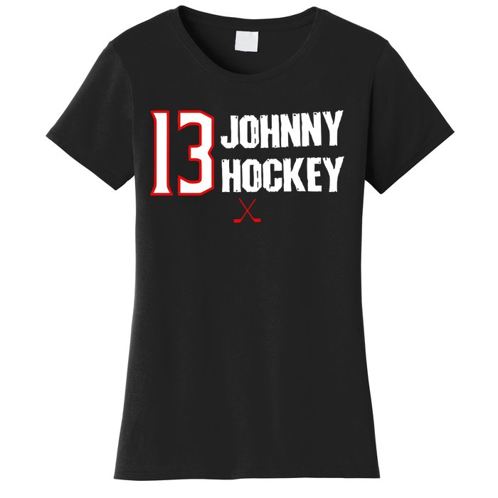 13 Johnny Hockey Cbj Artillery Women's T-Shirt