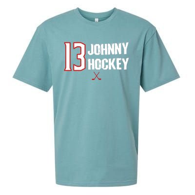 13 Johnny Hockey Cbj Artillery Sueded Cloud Jersey T-Shirt