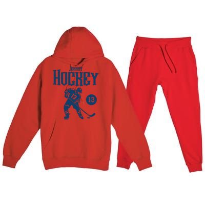 13 Johnny Hockey Premium Hooded Sweatsuit Set