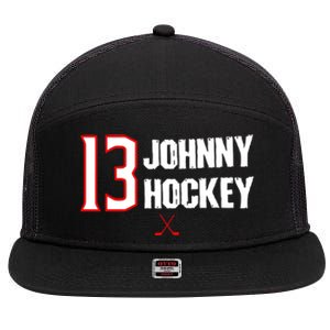 13 Johnny Hockey Cbj Artillery 7 Panel Mesh Trucker Snapback Hat