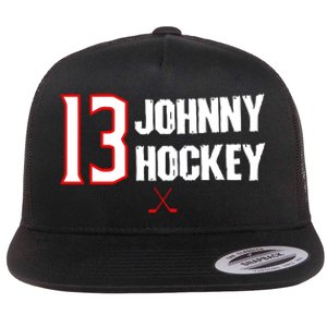 13 Johnny Hockey Cbj Artillery Flat Bill Trucker Hat