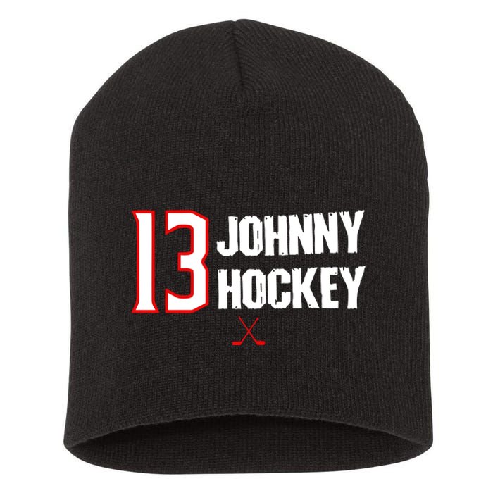 13 Johnny Hockey Cbj Artillery Short Acrylic Beanie