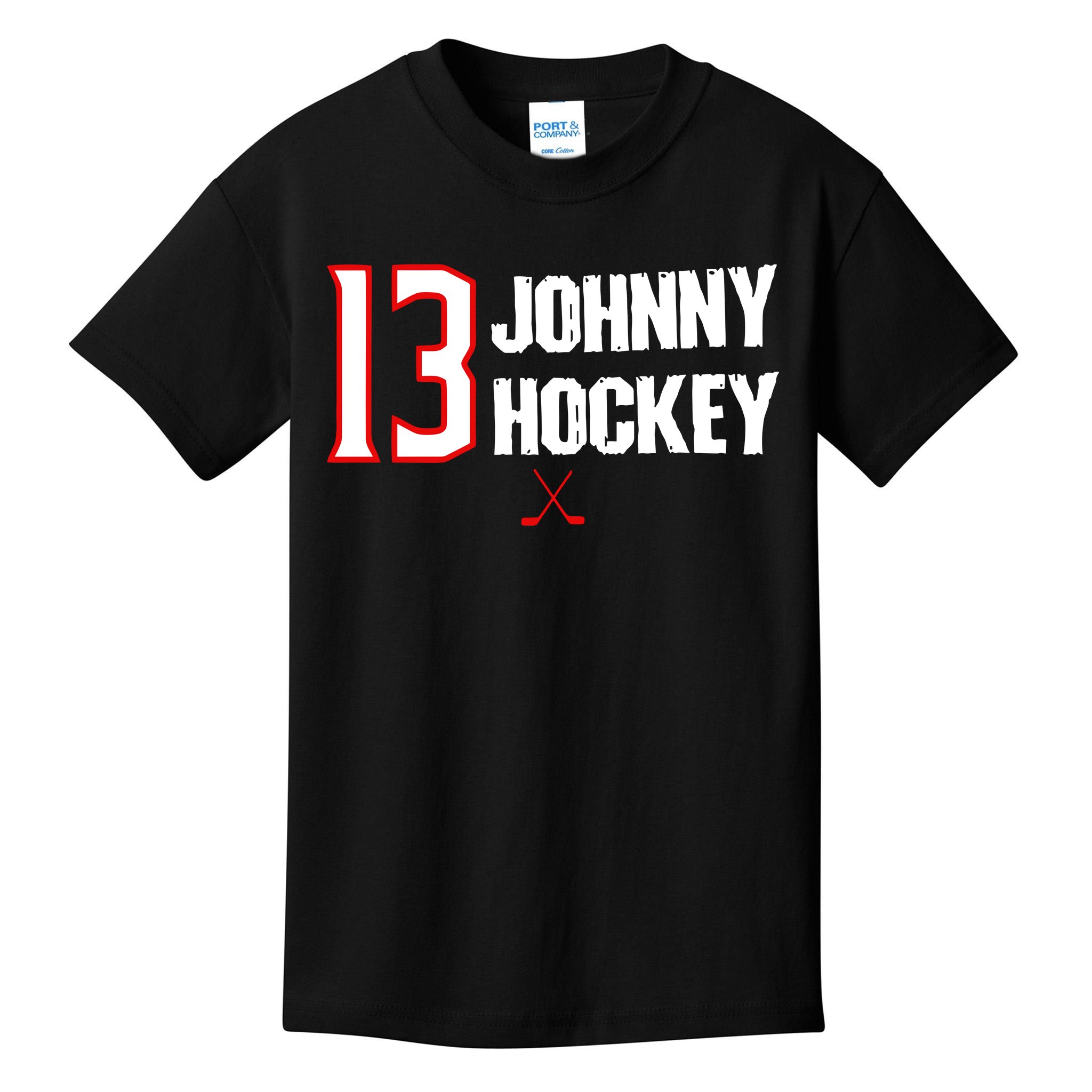 13 Johnny Hockey Cbj Artillery Kids T Shirt