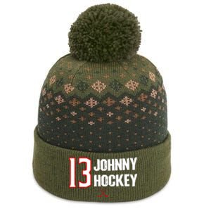 13 Johnny Hockey Cbj Artillery The Baniff Cuffed Pom Beanie