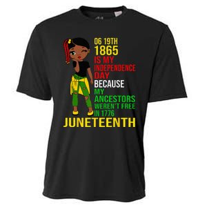 1865 Juneteenth Is My Independence Day Black Melanin Cooling Performance Crew T-Shirt