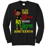 1865 Juneteenth Is My Independence Day Black Melanin Sweatshirt