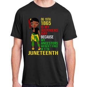 1865 Juneteenth Is My Independence Day Black Melanin Adult ChromaSoft Performance T-Shirt