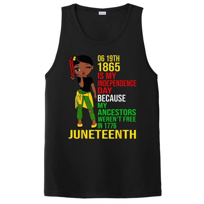 1865 Juneteenth Is My Independence Day Black Melanin PosiCharge Competitor Tank