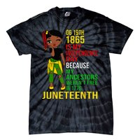 1865 Juneteenth Is My Independence Day Black Melanin Tie-Dye T-Shirt