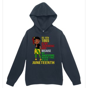 1865 Juneteenth Is My Independence Day Black Melanin Urban Pullover Hoodie