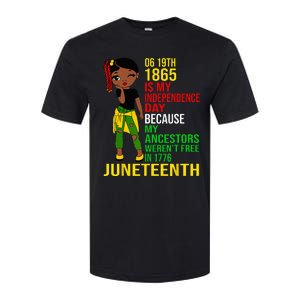 1865 Juneteenth Is My Independence Day Black Melanin Softstyle CVC T-Shirt