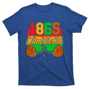 1865 Juneteenth Independence Day Chain Breaker Black History Gift T-Shirt