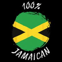 100 Jamaican Proud Jamaican Flag Jamaica Sustainable Bucket Hat