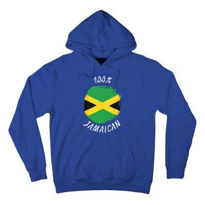 100 Jamaican Proud Jamaican Flag Jamaica Tall Hoodie