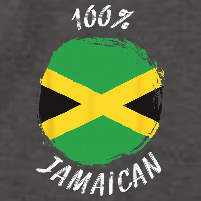 100 Jamaican Proud Jamaican Flag Jamaica Vector Backpack