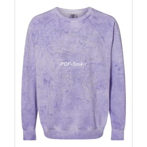 1995 Japanese Paperless Office Device Colorblast Crewneck Sweatshirt