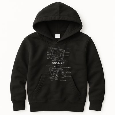 1995 Japanese Paperless Office Device Kids Hoodie
